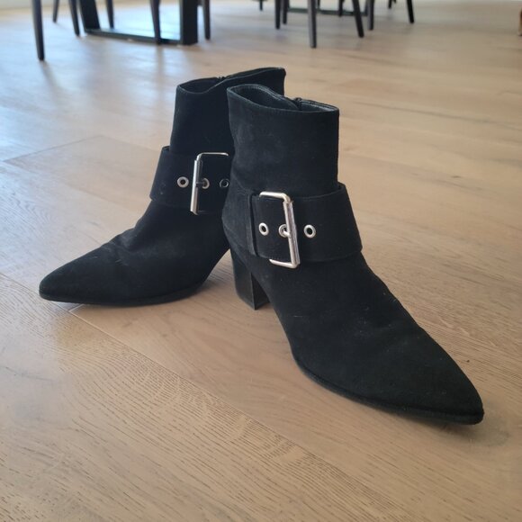 Stuart Weitzman Buckler Booties - Picture 1 of 5